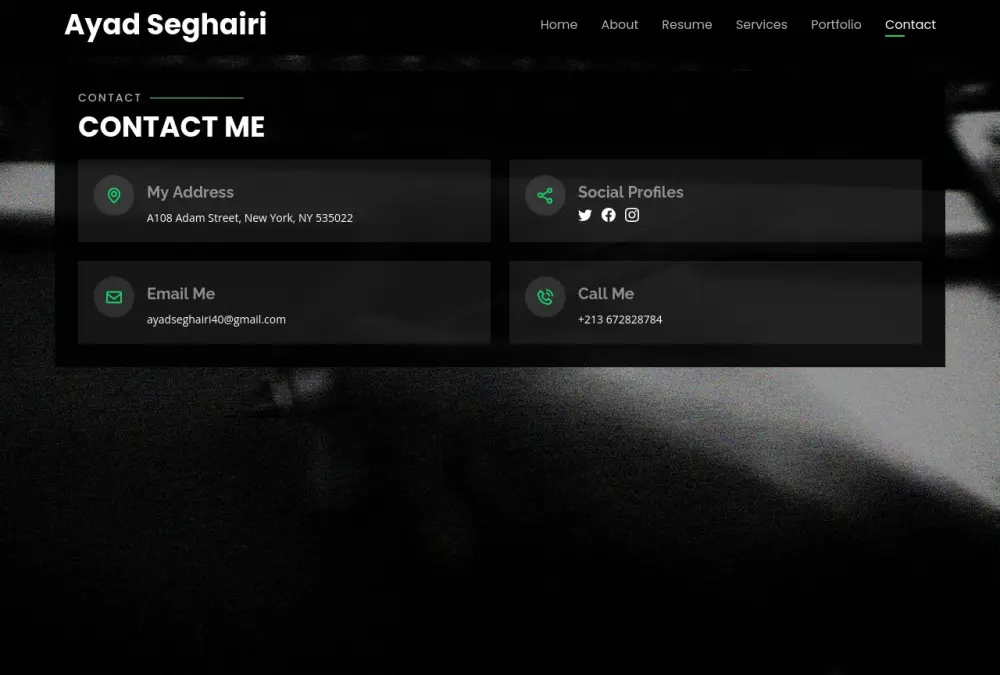 تصميم وبرمجة موقع بورتفوليو Portfolio Website احترافي - يعرض سيرتك الذاتية وخدماتك بشكل مميز
