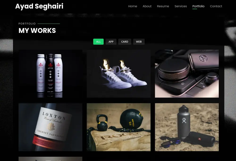 تصميم وبرمجة موقع بورتفوليو Portfolio Website احترافي - يعرض سيرتك الذاتية وخدماتك بشكل مميز