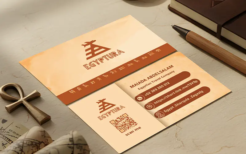 تصميم بزنس كارت احترافي، جاهز للطباعة