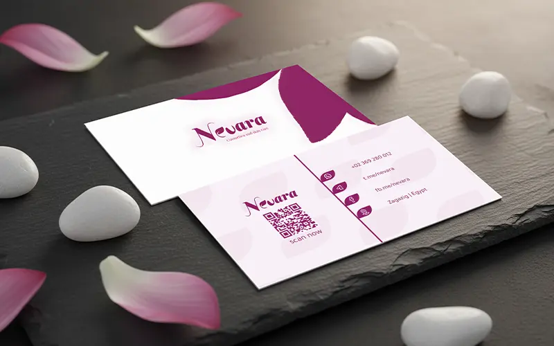 تصميم بزنس كارت احترافي، جاهز للطباعة