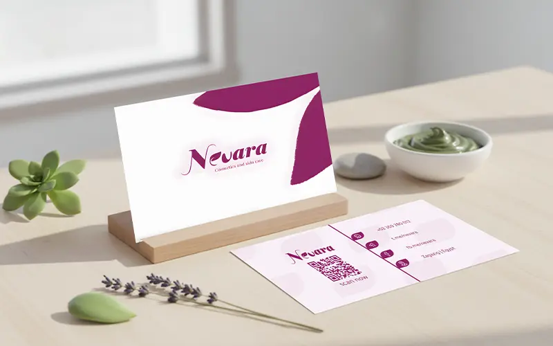 تصميم بزنس كارت احترافي، جاهز للطباعة