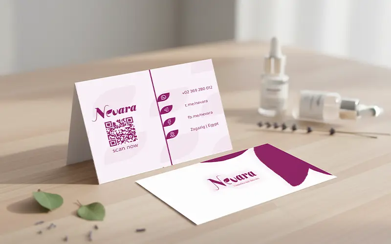 تصميم بزنس كارت احترافي، جاهز للطباعة