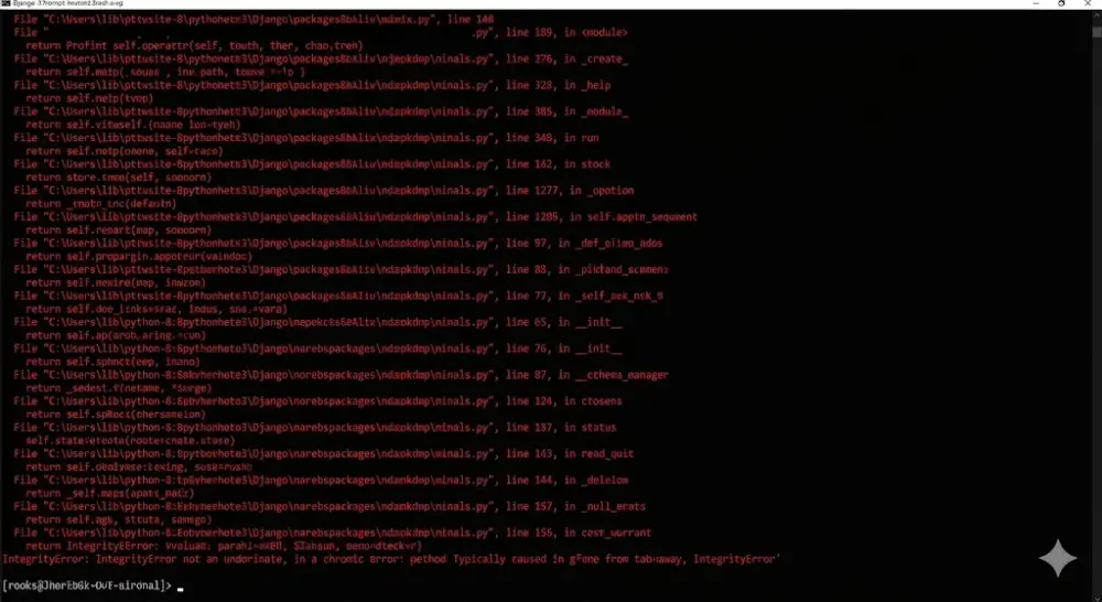 إصلاح أخطاء ومشاكل الكود في مشاريع Python و Django