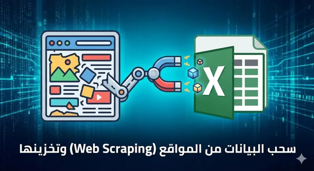 سحب بيانات من المواقع (Web Scraping) وتخزينها باستخدام Python