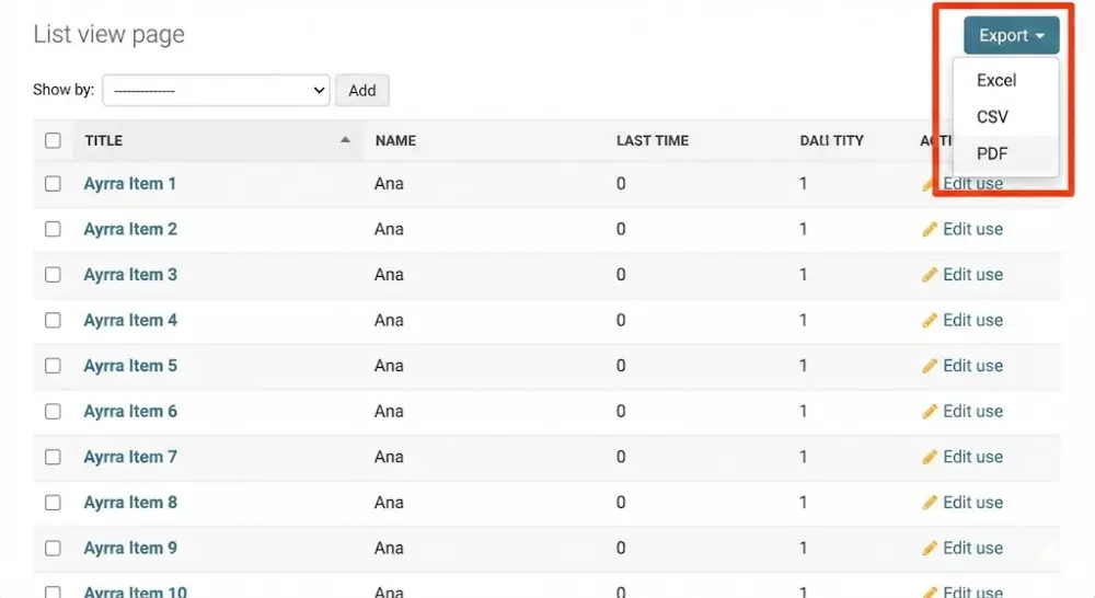 بناء لوحة تحكم لإدارة بيانات مشروعك أو تطبيقك
