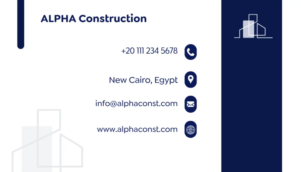 تصميم بطاقة اعمال "Business card" احترافية وجذابة تعكس هوية شركتك