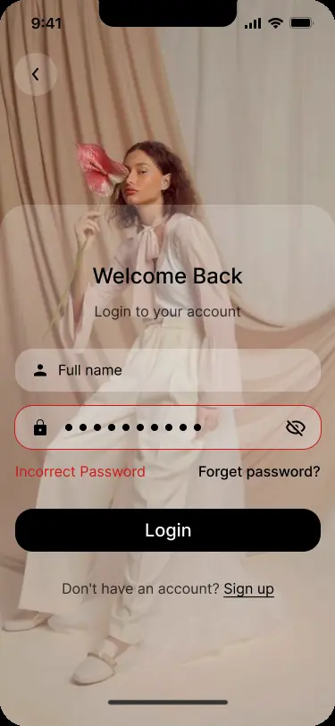 سأصمّم واجهات تسجيل احترافية لتطبيق أزياء على Figma، تشمل Login وSign Up بتصميم عصري وسهل الاستخدام، مع تسليم ملف Figma جاهز للمبرمج.