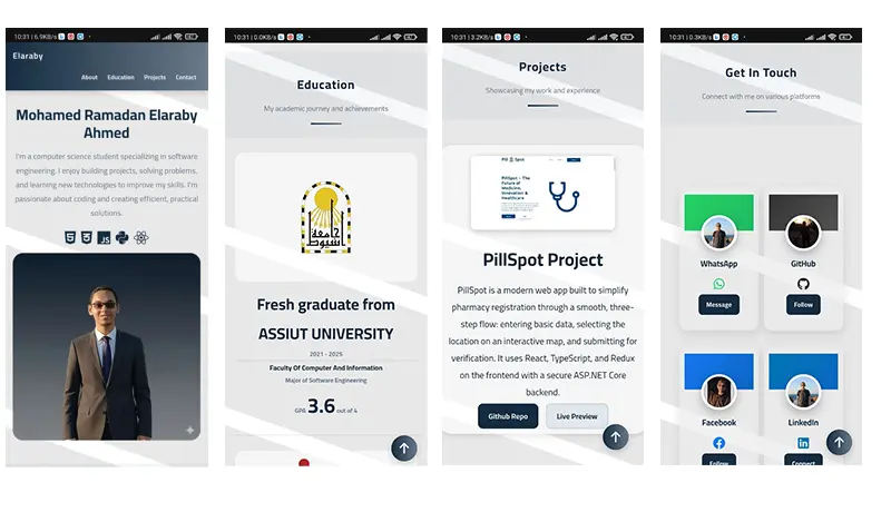 انشاء بورتفوليو احترافي - Professional Portfolio