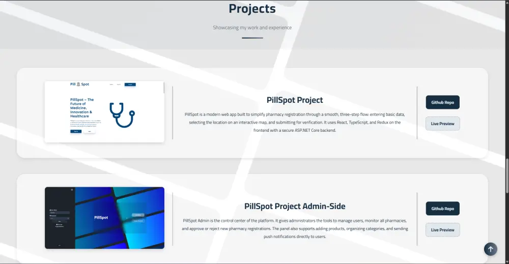 انشاء بورتفوليو احترافي - Professional Portfolio
