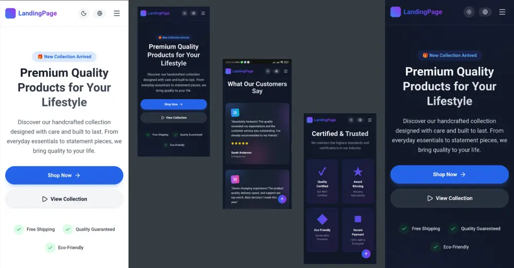 صفحة هبوط - Professional landing page