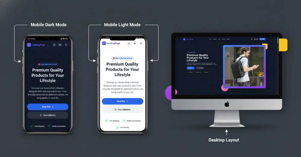 صفحة هبوط - Professional landing page