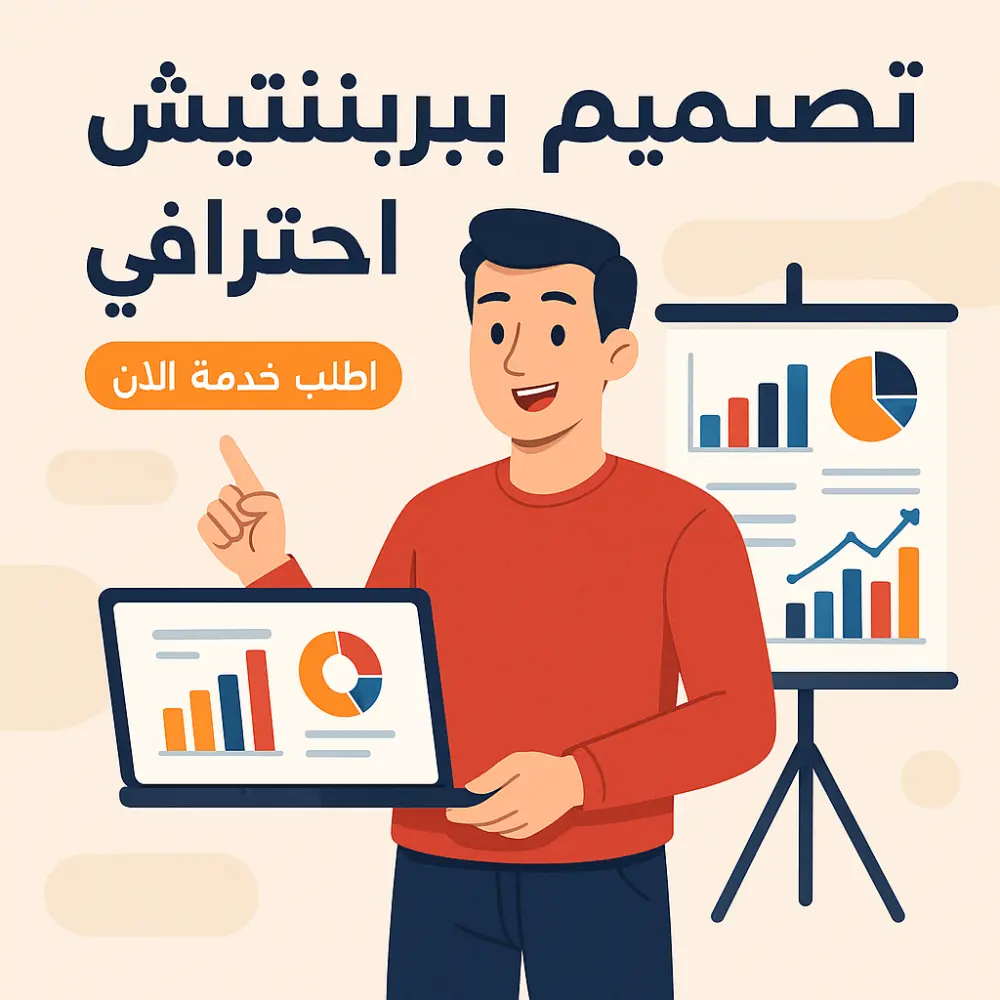 بريزينتيشن احترافي مكون من 5ل20سلايد