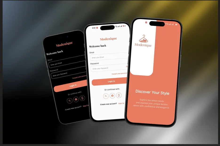تطوير شاشة تسجيل + تسجيل دخول + صفحة Splash مميزة لتطبيقك