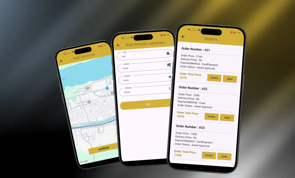 ربط أي صفحتين Flutter بالـ API