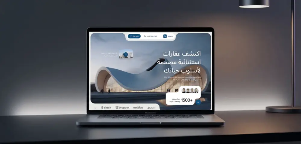 ابني landing page أو Portfolio احترافية بتصميم عصري لشركتك