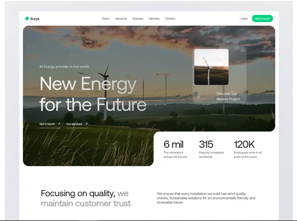 ابني landing page أو Portfolio احترافية بتصميم عصري لشركتك