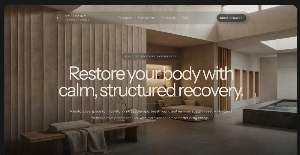 ابني landing page أو Portfolio احترافية بتصميم عصري لشركتك