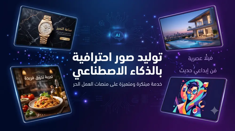 سأصمم صورًا احترافية بالذكاء الاصطناعي لأي مجال
