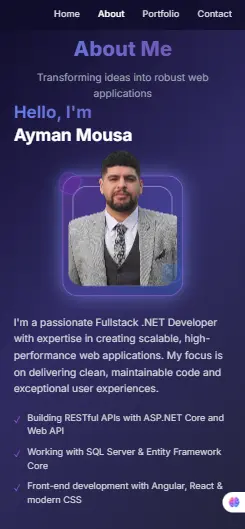 تصميم وتطوير صفحة هبوط ومعرض أعمال احترافي وجذاب