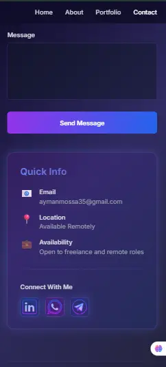 تصميم وتطوير صفحة هبوط ومعرض أعمال احترافي وجذاب