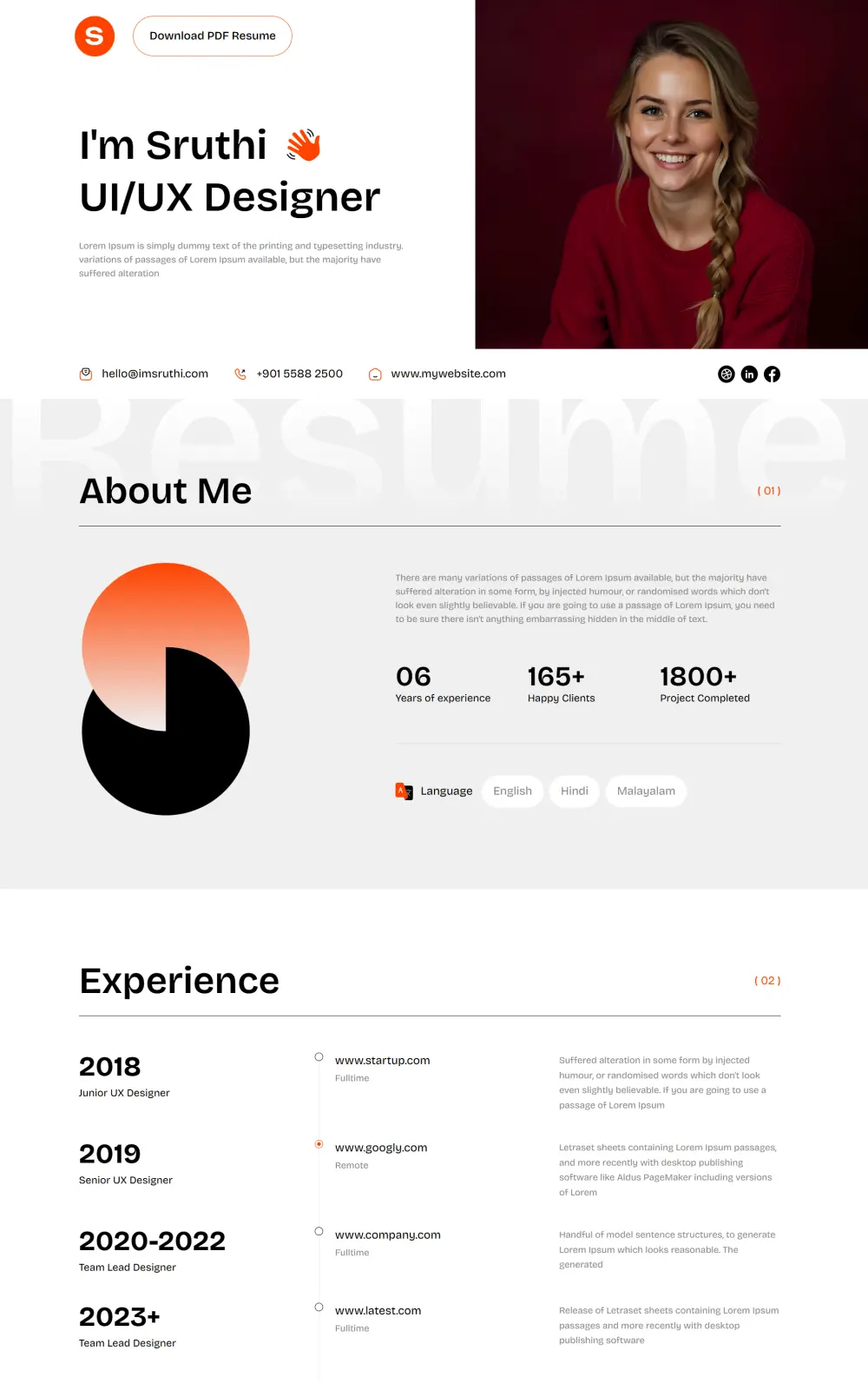 إنشاء موقع بورتفوليو شخصي احترافي يعزز حضورك الرقمي