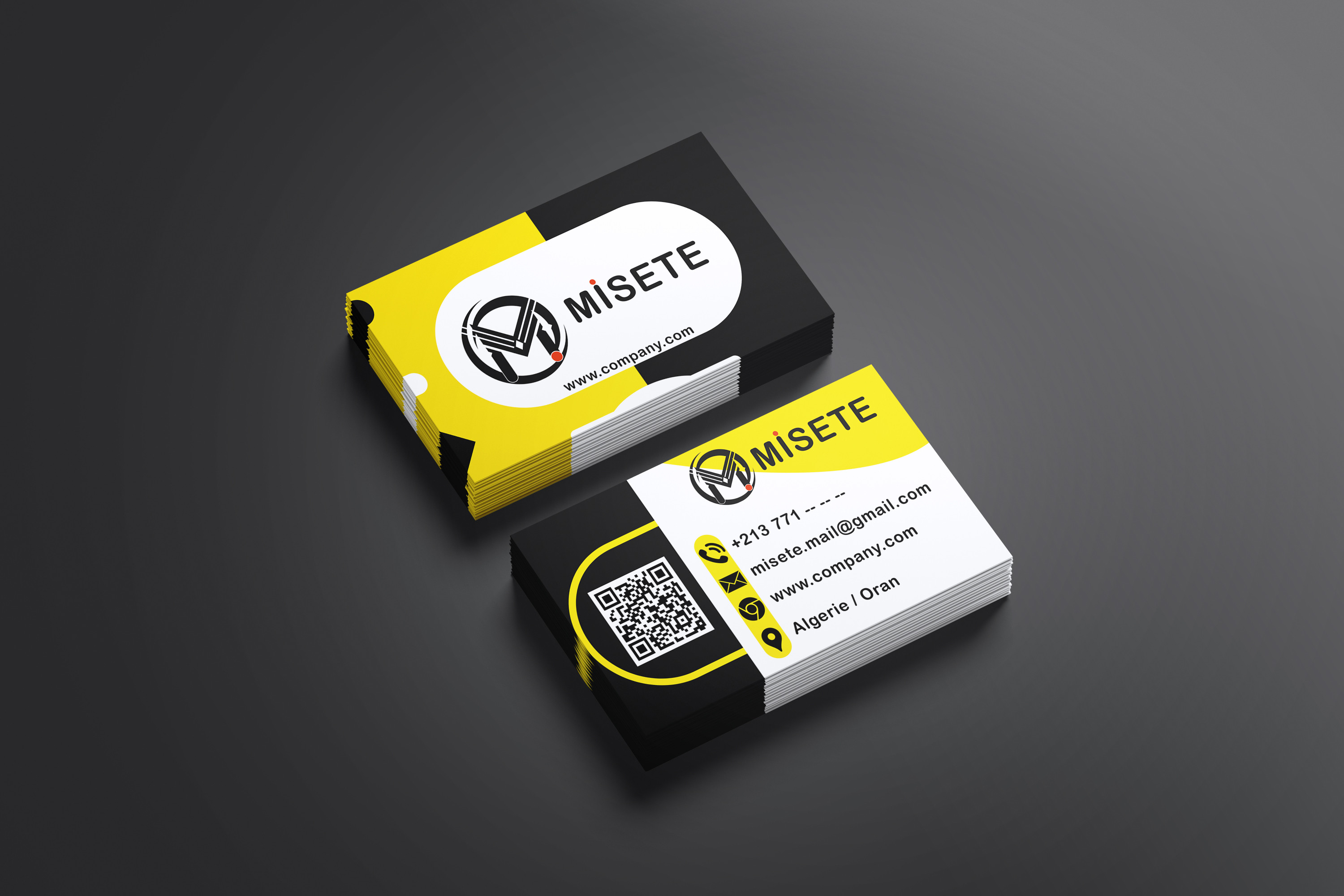 تصميم بطاقة اعمال (Business card) باحترافية