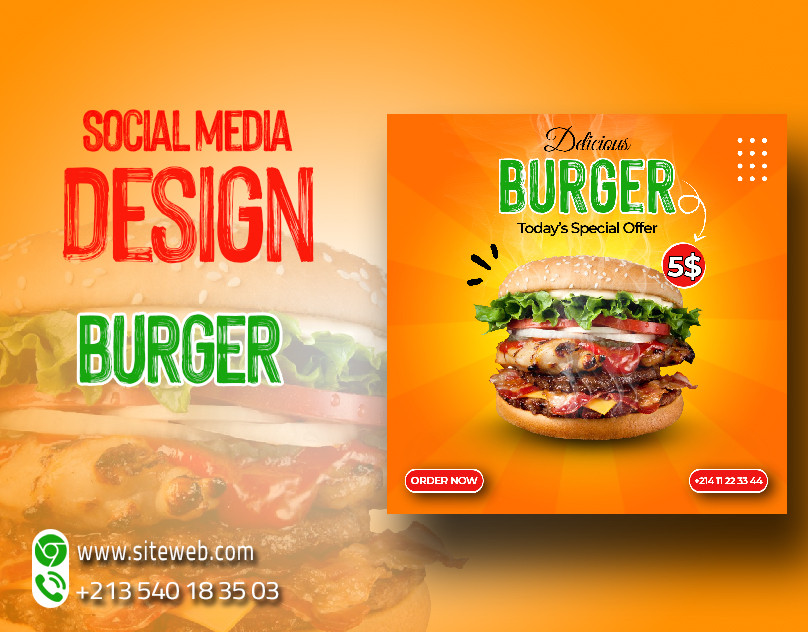 تصميم سوشيال ميديا ابداعي واحترافي