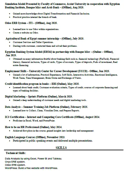 كتابة سيرة ذاتية CV مطابقة لنظام ATS الحديث