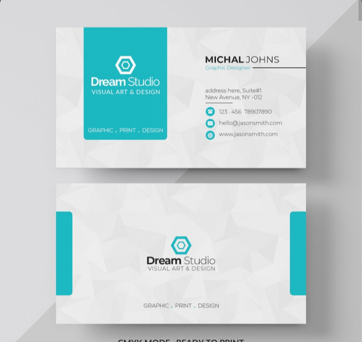 تصميم بطاقات العمل بجوده عاليه