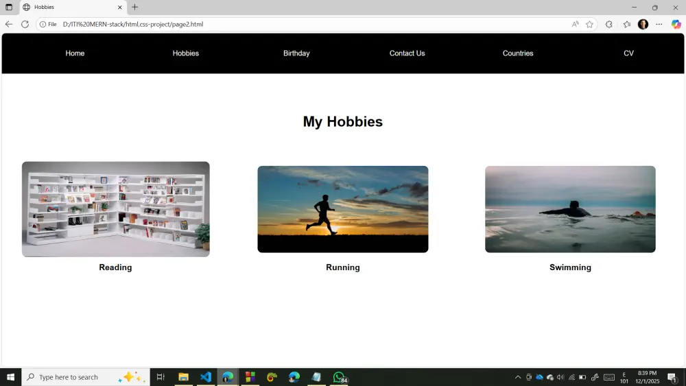 موقع شخصي/شركات/متاجر متجاوب (Responsive) من Figma إلى كود