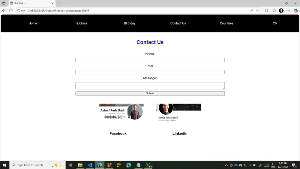 موقع شخصي/شركات/متاجر متجاوب (Responsive) من Figma إلى كود