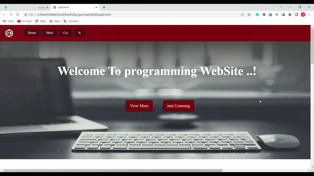 صفحة هبوط احترافية (Landing Page) لبيع المنتجات والكورسات بـ HTML/CSS/JS