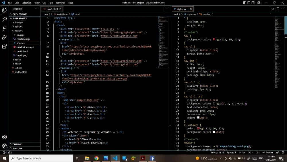 صفحة هبوط احترافية (Landing Page) لبيع المنتجات والكورسات بـ HTML/CSS/JS