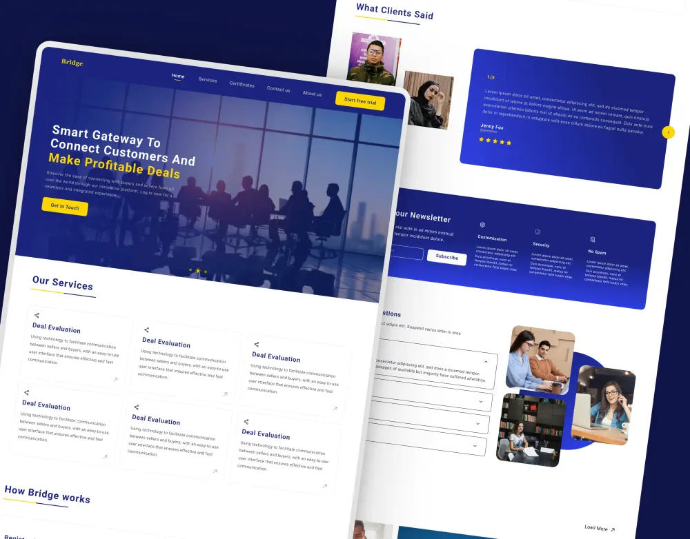 تصميم Landing Page احترافية متجاوبة وسريعة لمنتجك أو خدمتك