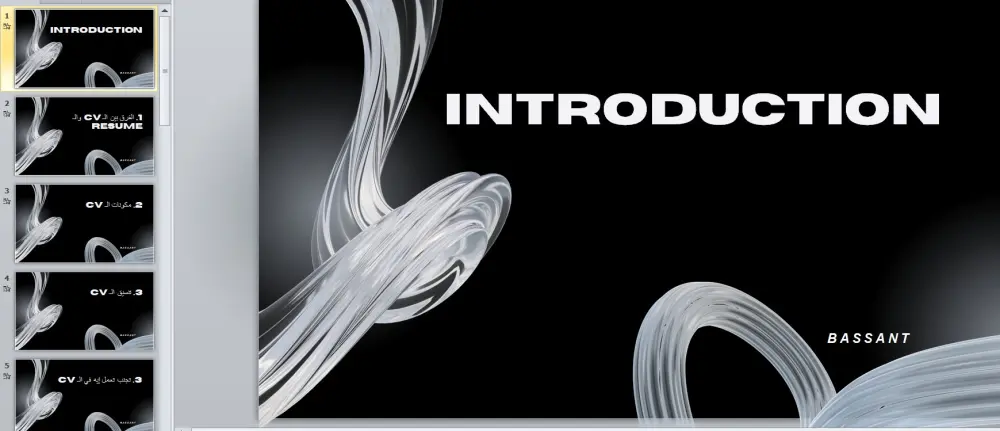 تصميم عروض تقديمية احترافية Power Point