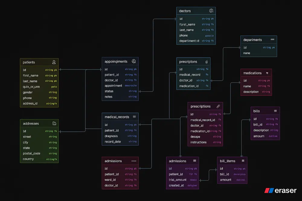 إنشاء قاعدة بيانات SQL Server احترافية + تصميم مخطط ERD