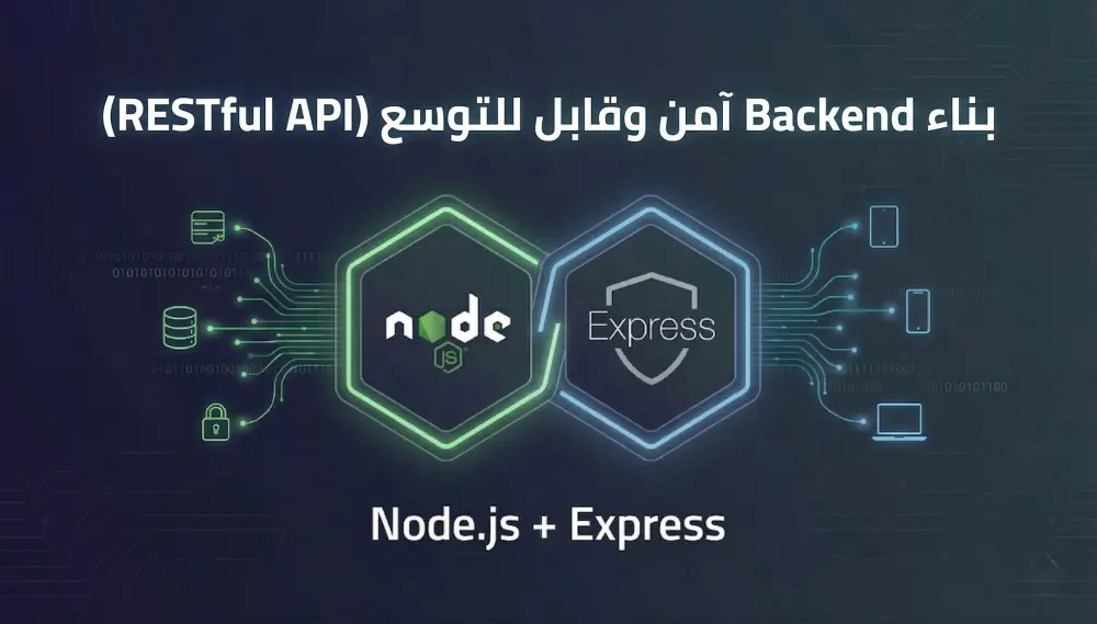 بناء Backend آمن وقابل للتوسع (RESTful API) باستخدام Node.js