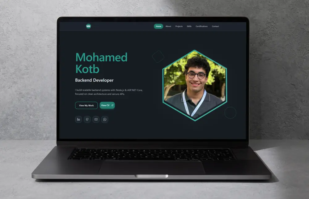 تصميم وبرمجة موقع تعريفي Portfolio يبرز أعمالك ومهاراتك
