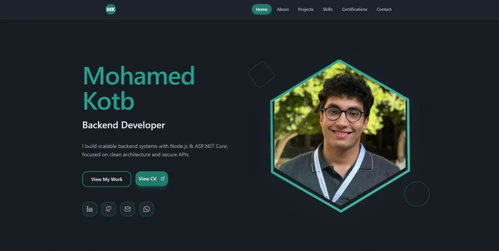 تصميم وبرمجة موقع تعريفي Portfolio يبرز أعمالك ومهاراتك