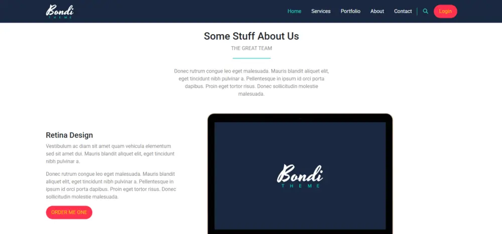 تصميم صفحه هبوط Landing Page بتصميمات عصريه Responsive