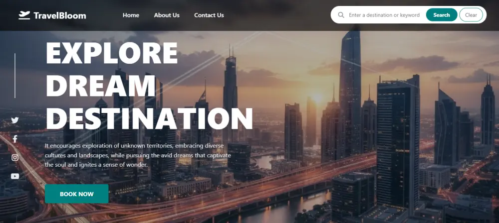 برمجة وتصميم صفحة ويب احترافية Responsive 100% باستخدام HTML, CSS, JS, Bootstrap