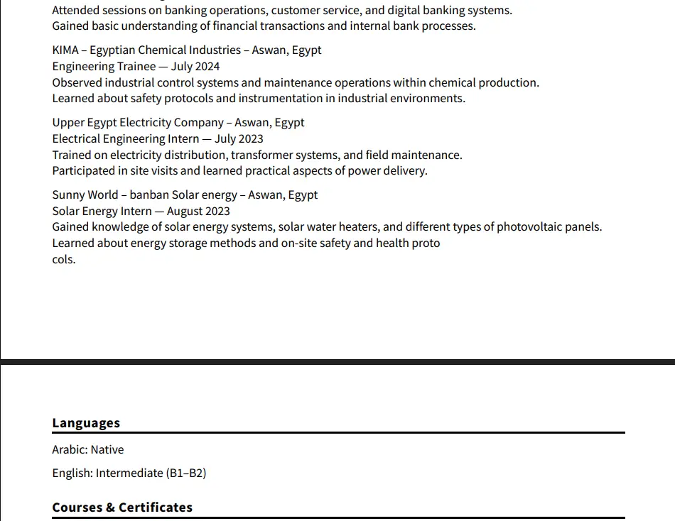 كتابة وتحسين ومراجعة سيرة ذاتية مميزة تجذب الانتباه