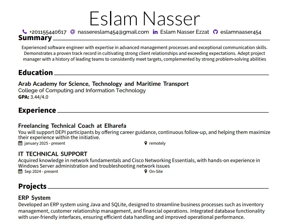 كتابة وتحسين ومراجعة سيرة ذاتية مميزة تجذب الانتباه
