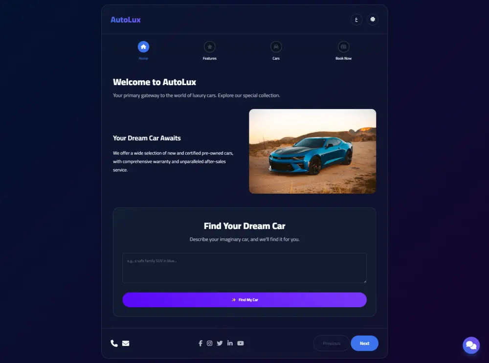 تصميم وبرمجة موقع هبوط Landing Page احترافي باستخدام ASP.N