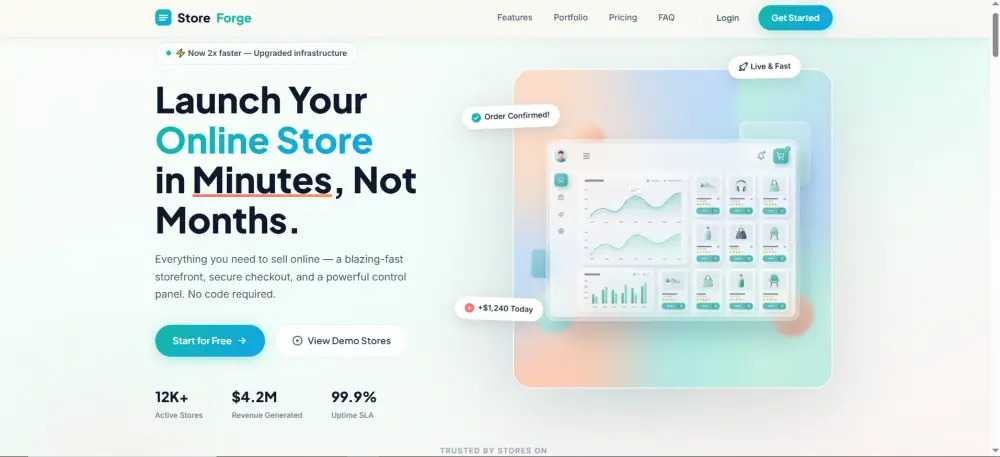 تصميم وبرمجة صفحة هبوط (Landing Page) عصرية وجذابة لمتجرك الإلكتروني