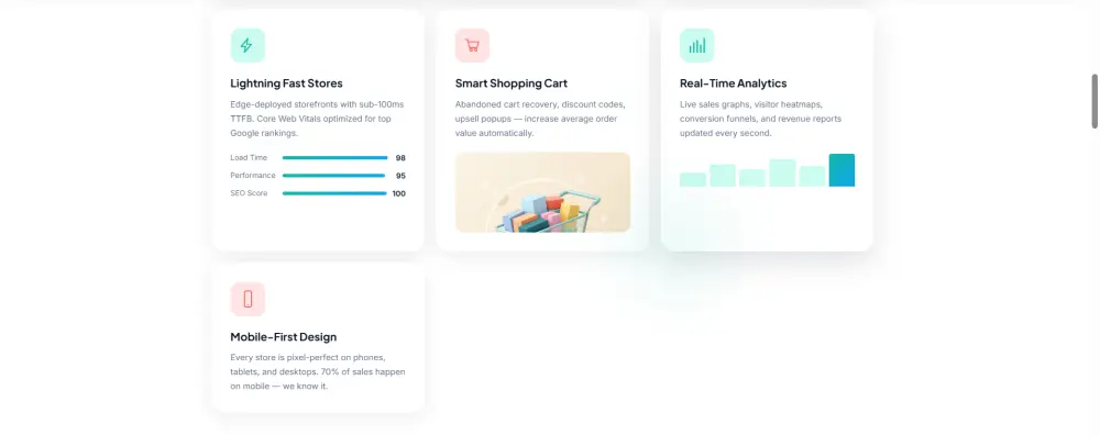 تصميم وبرمجة صفحة هبوط (Landing Page) عصرية وجذابة لمتجرك الإلكتروني