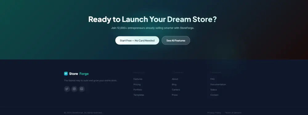 تصميم وبرمجة صفحة هبوط (Landing Page) عصرية وجذابة لمتجرك الإلكتروني