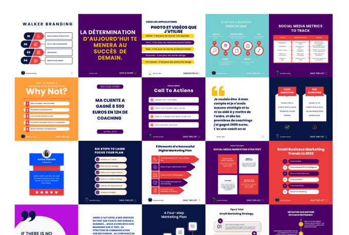 سأقدم 100 مشاركة في التسويق الرقمي و SMMA على canva