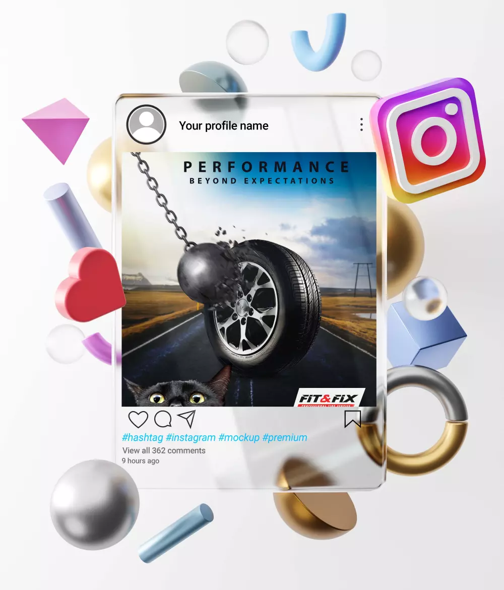 تصميم 3 تصاميم سوشيال ميديا