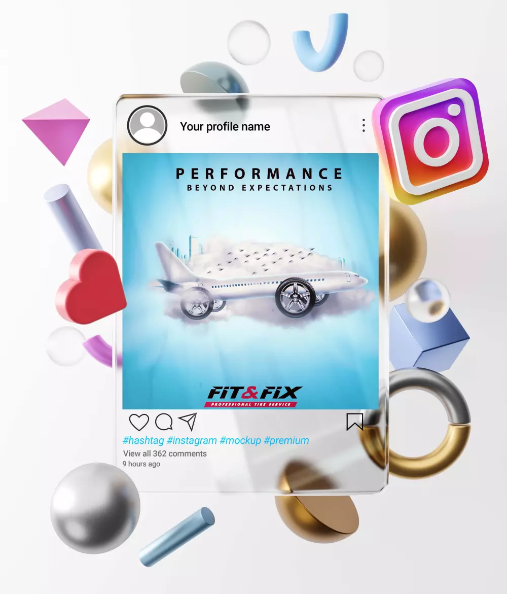 تصميم 3 تصاميم سوشيال ميديا